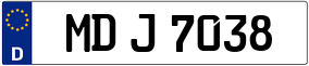 Truck License Plate